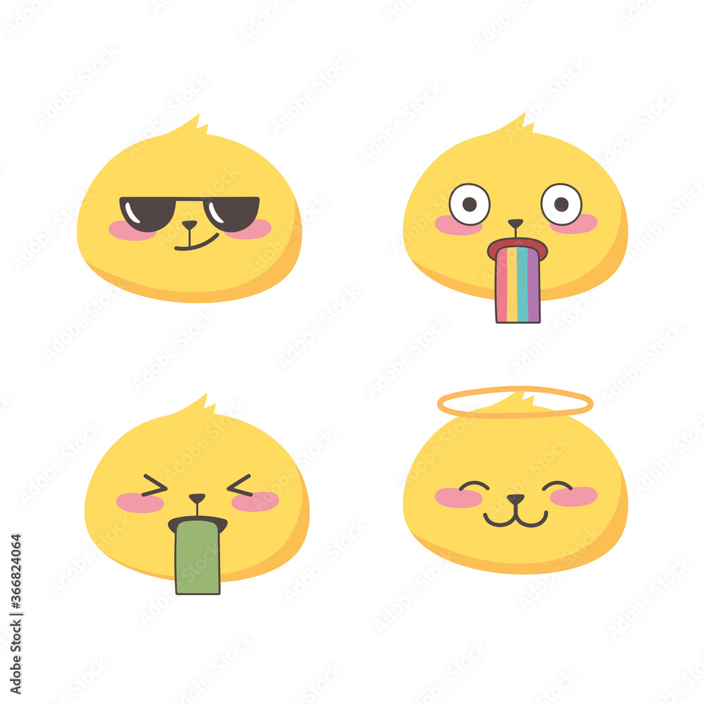 social media emoji expressions faces cartoon collection social media emoji expressions faces cartoon collection
