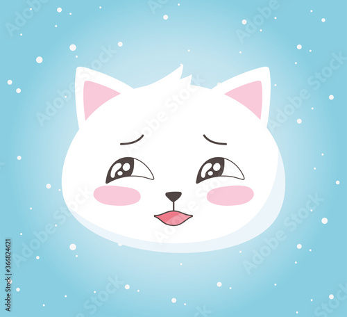 cute cats emoticons cartoon face animal funny