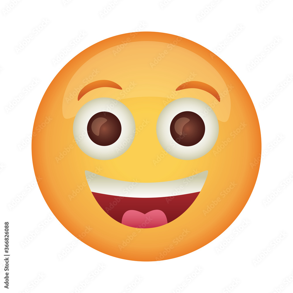 emoji face laughing classic flat style icon emoji face laughing classic flat style icon