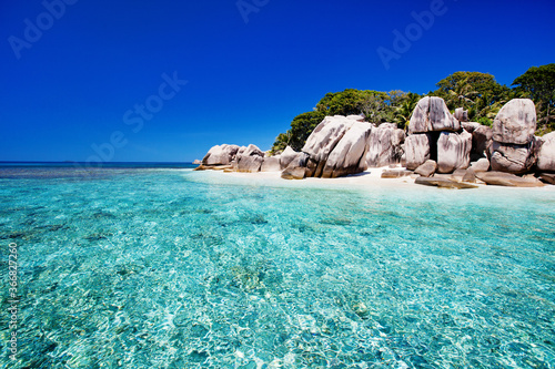 Coco island in Seychelles