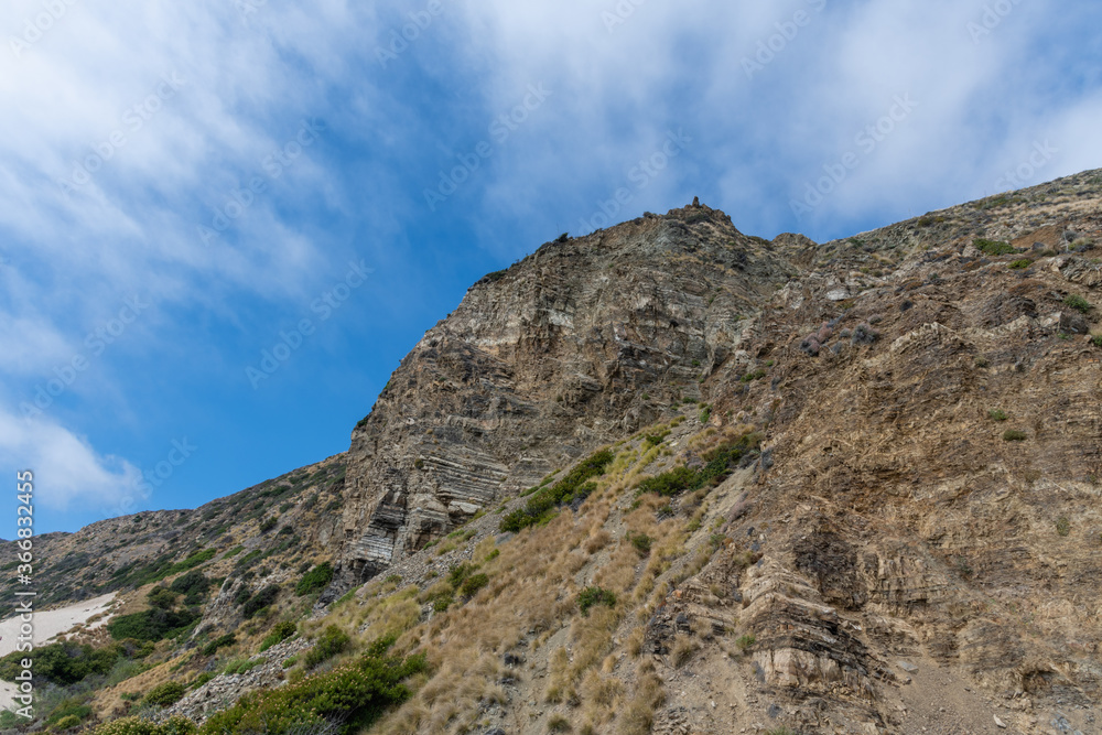 Scenic rock formation at the Sand Dune near Point Mugu, Southern California Scenic rock formation at the Sand Dune near Point Mugu, Southern California