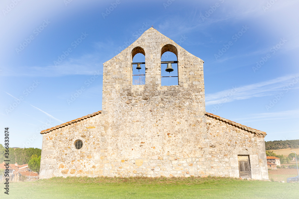 hermitage of Saint Mary in Retuerta village, province of Burgos, Castile and Leon, Spain