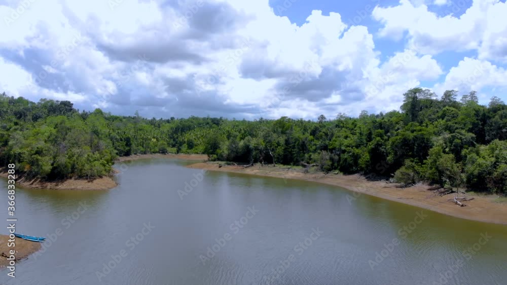 river in the forest Sri Lanka Village river in the forest Sri Lanka Village