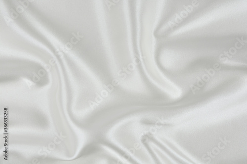 Satin fabric with gentle curves