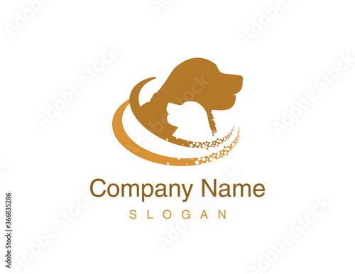 Wallpaper Mural Golden retriever logotype Torontodigital.ca