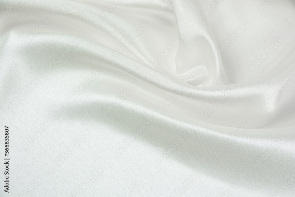 Fototapeta premium Satin fabric with gentle curves