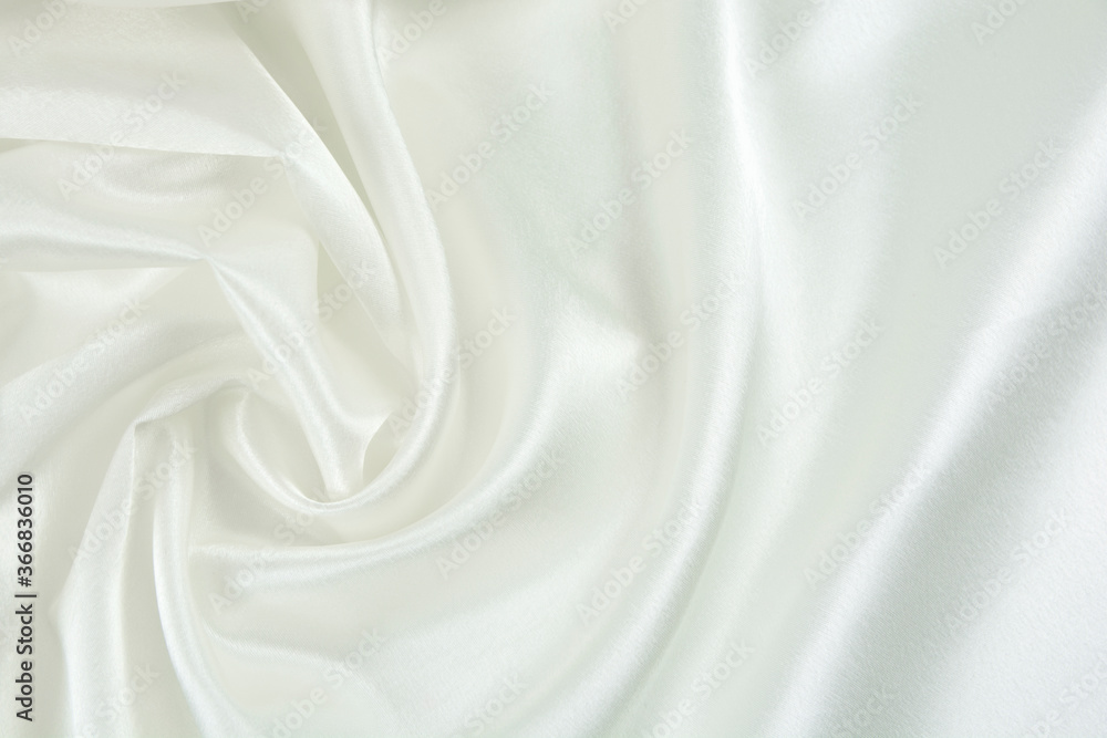 Satin fabric with gentle curves Satin fabric with gentle curves