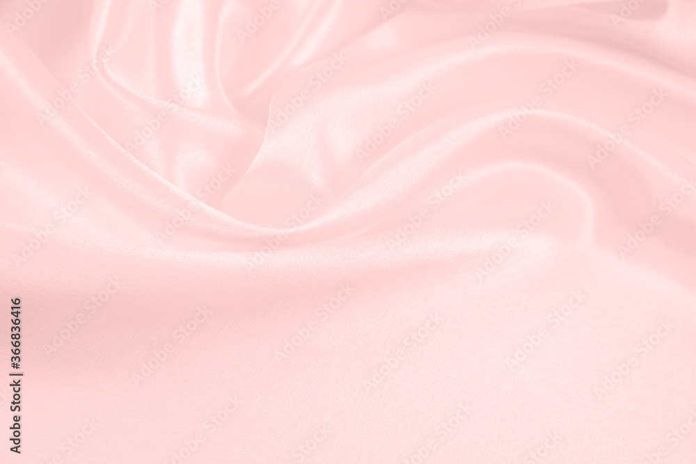 Fototapeta premium Satin fabric with gentle curves