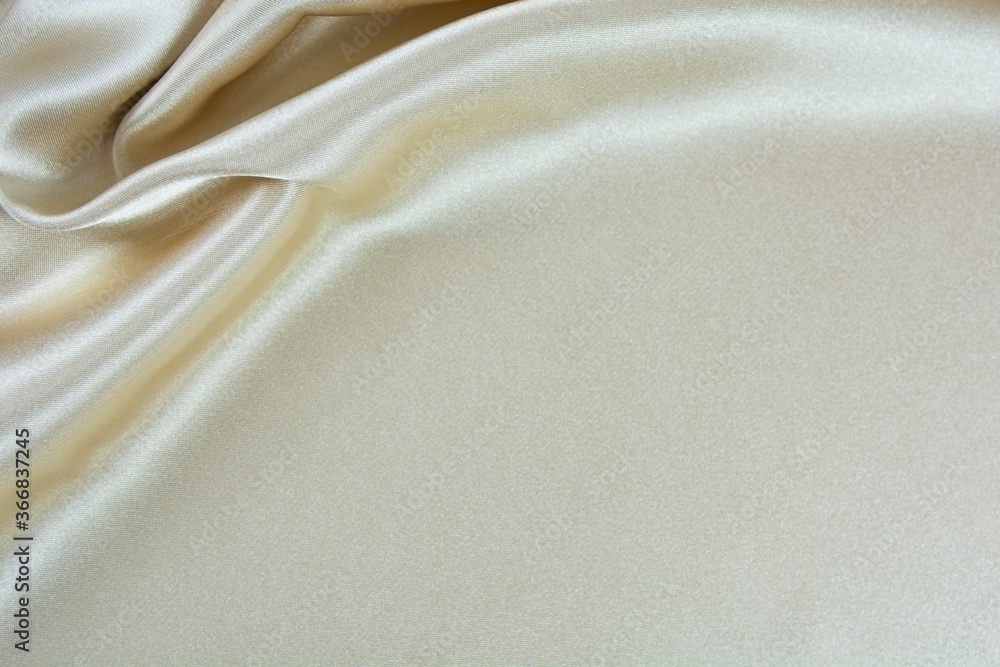 Fototapeta premium Satin fabric with gentle curves