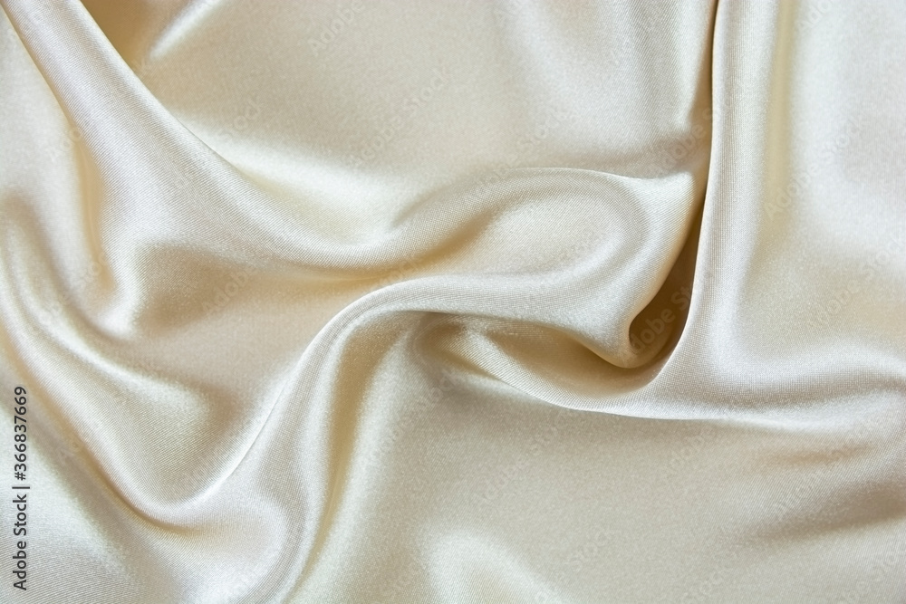 Fototapeta premium Satin fabric with gentle curves