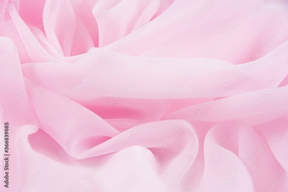 Satin fabric with gentle curves Satin fabric with gentle curves