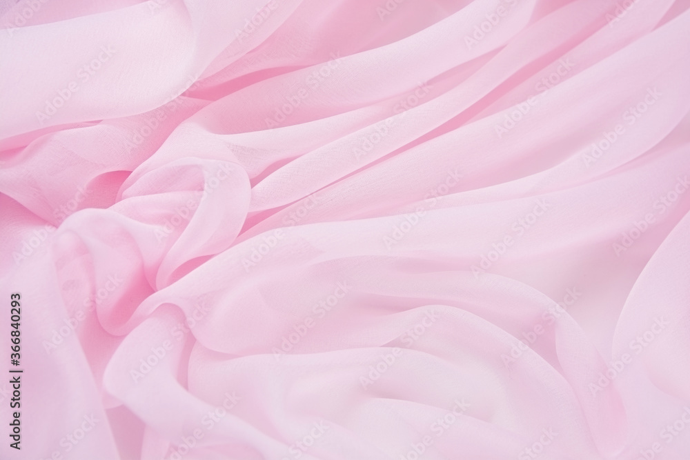 Fototapeta premium Satin fabric with gentle curves