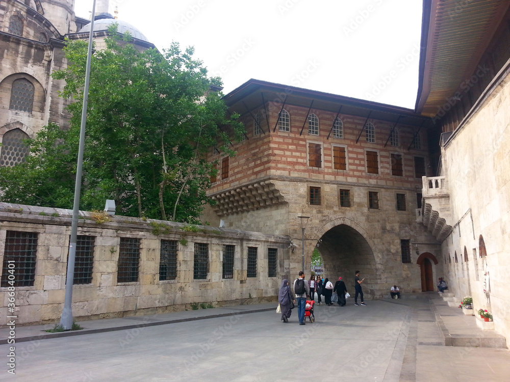 istanbul old historical stone mosque 
touristic places photo