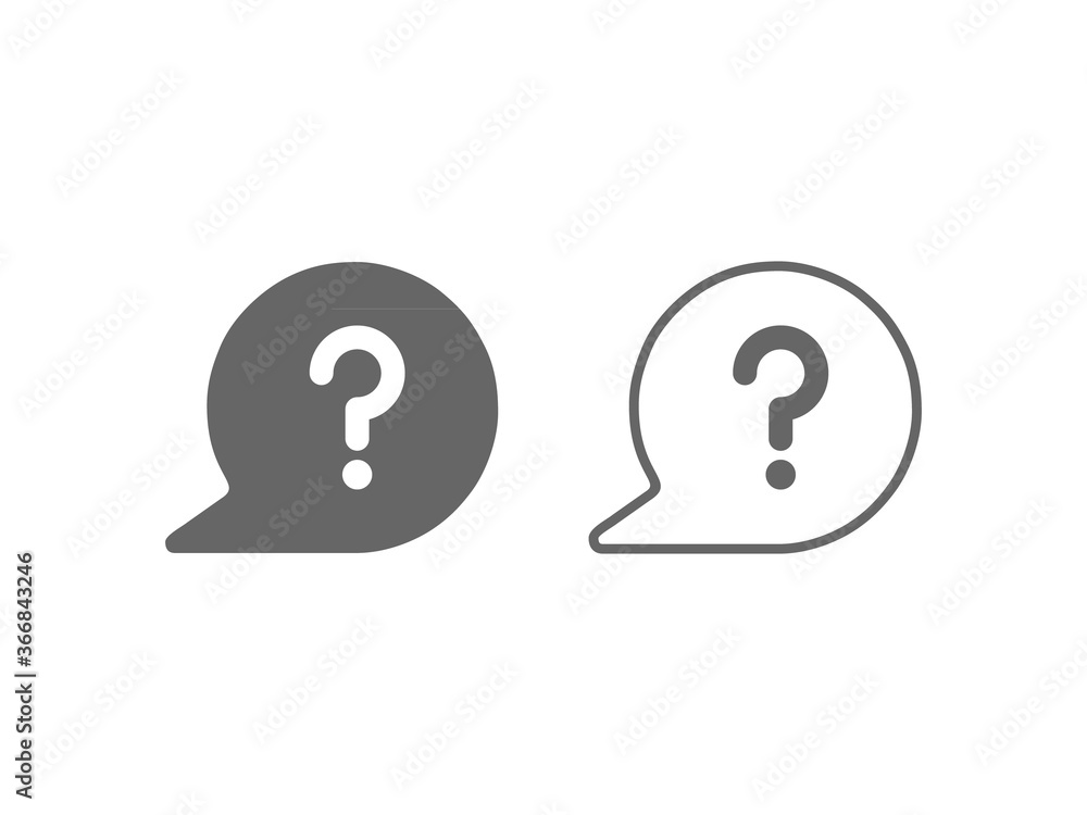 Question mark icon for your graphic and website Question mark icon for your graphic and website