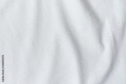 Foto Texture and background of crumpled white fabric