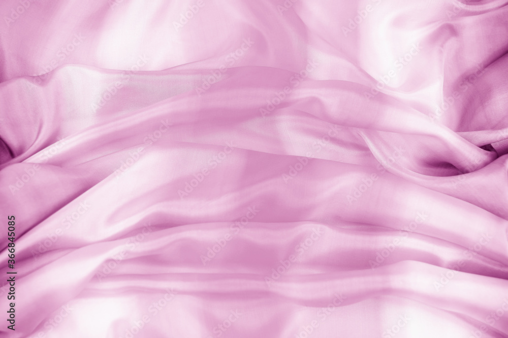 Satin fabric with gentle curves Satin fabric with gentle curves