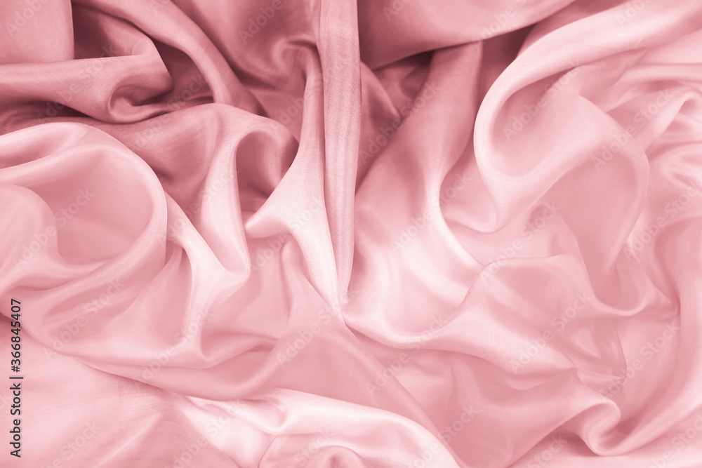 Satin fabric with gentle curves Satin fabric with gentle curves