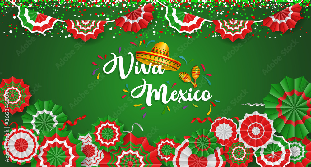 Mexico Independence Day (Viva Mexico).