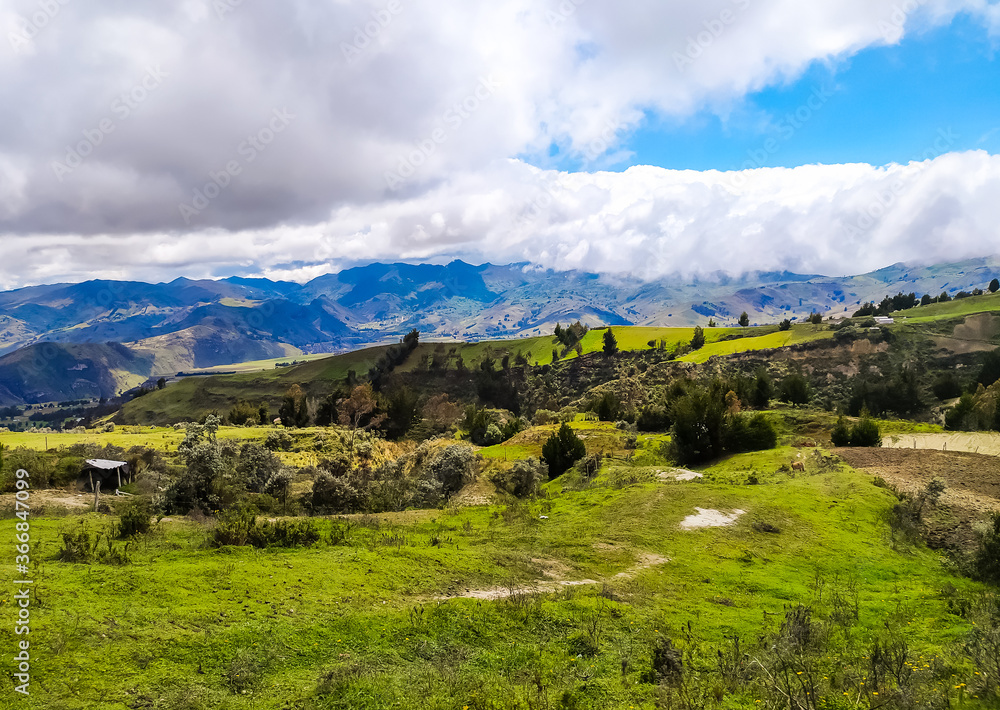 mountain landscape of Ecuador