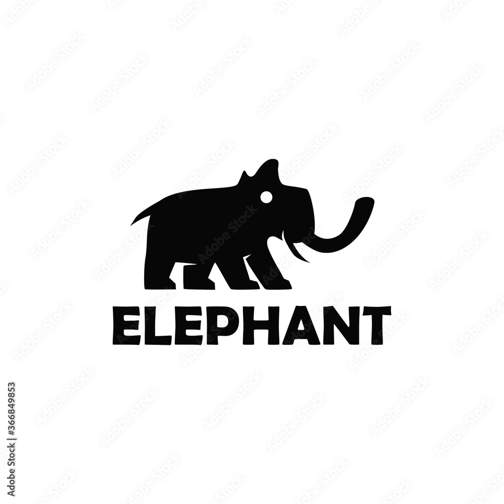 Elephant Logo Vector Animal Templates