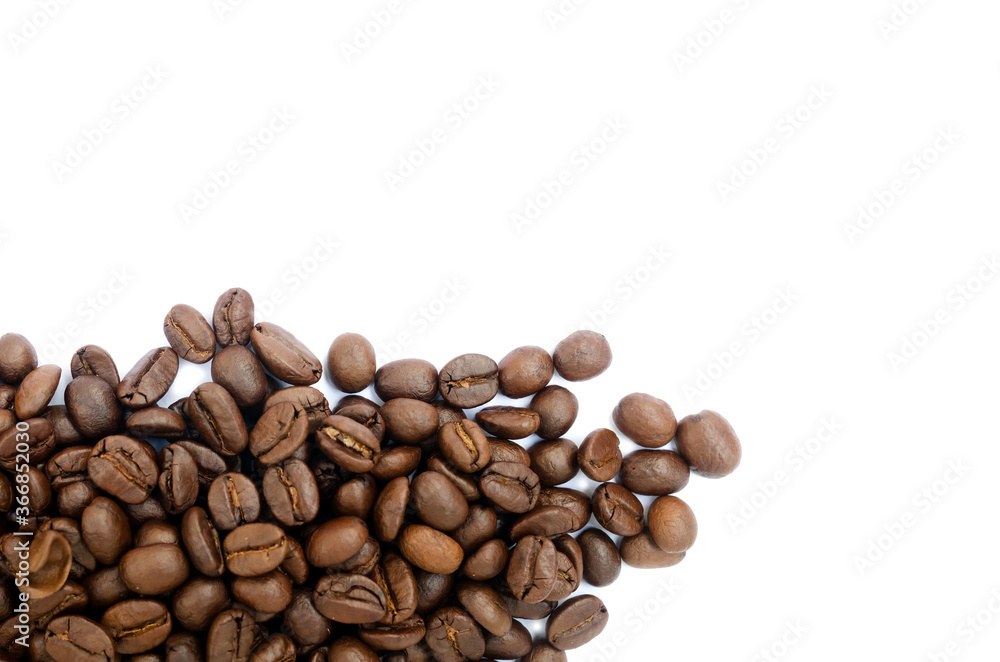coffee beans isolated on white background coffee beans isolated on white background