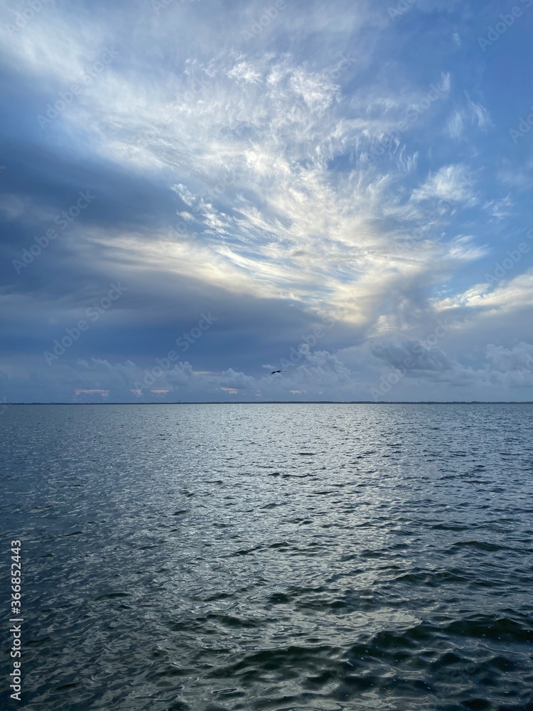 blue sky and sea and clouds blue sky and sea and clouds