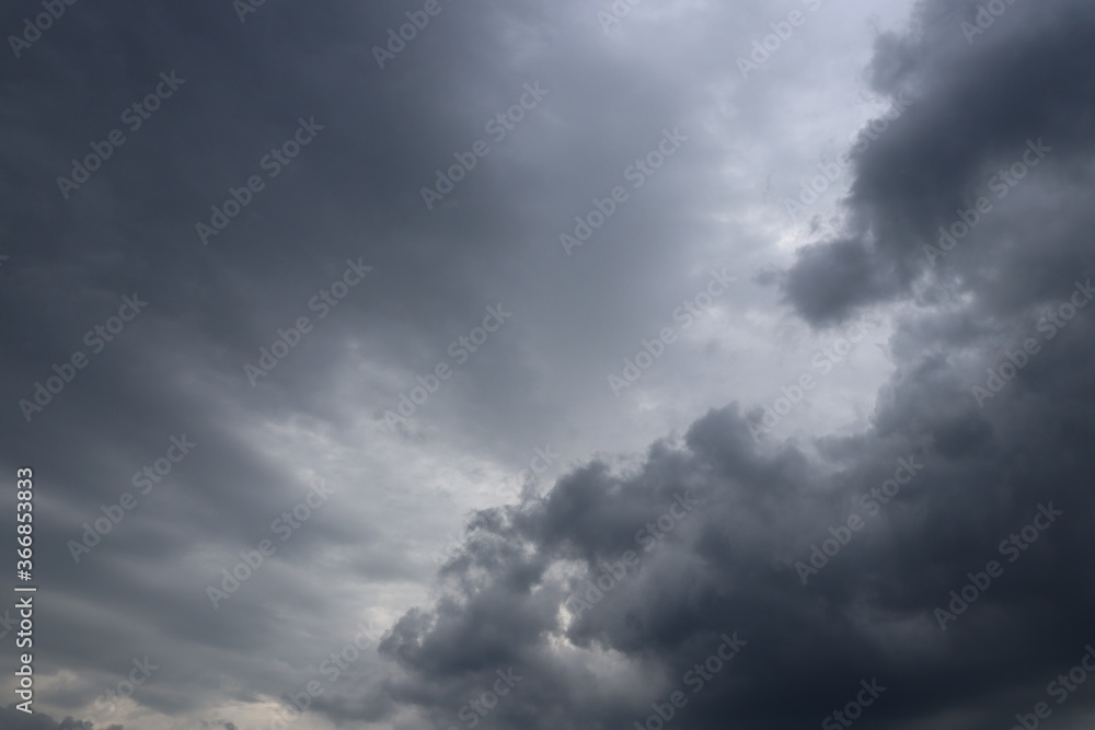Obraz premium storm clouds over the sky