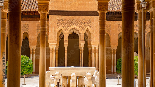 Alhambra, Palacios Nazaríes, Granda, España.