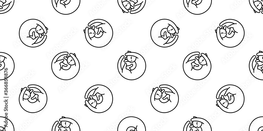 cat seamless pattern kitten sleeping vector calico breed pet scarf isolated repeat background cartoon animal tile wallpaper illustration doodle white design cat seamless pattern kitten sleeping vector calico breed pet scarf isolated repeat background cartoon animal tile wallpaper illustration doodle white design