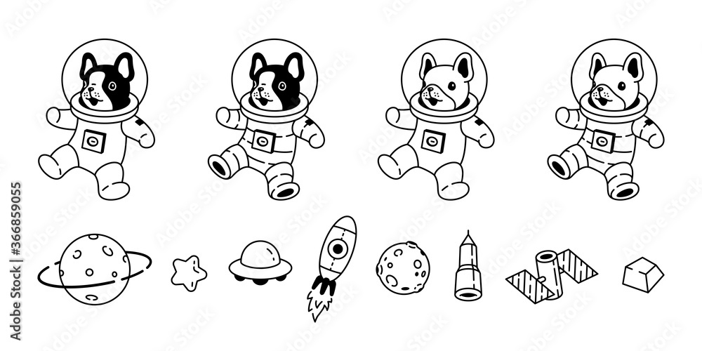 dog vector french bulldog icon space suit spaceship ufo star planet galaxy sci fi pet puppy cartoon character animal doodle symbol illustration design dog vector french bulldog icon space suit spaceship ufo star planet galaxy sci fi pet puppy cartoon character animal doodle symbol illustration design