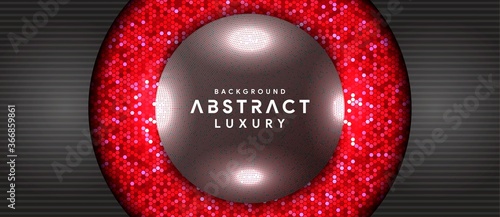 abstract luxury design background with overlap layers with glitter dot element decoration