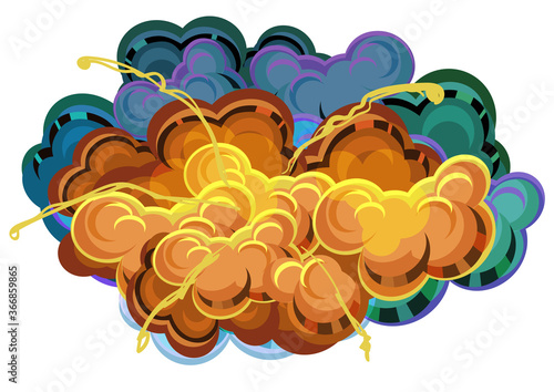 爆発の表現素材
