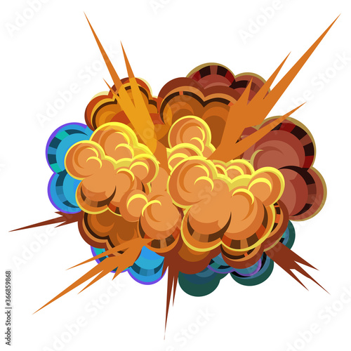 爆発の表現素材