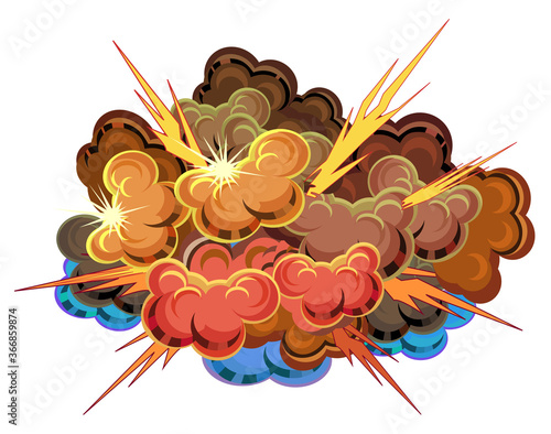 爆発の表現素材