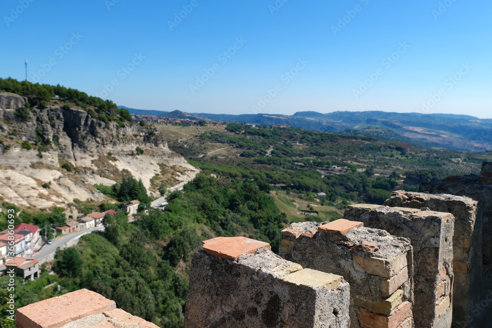 View from the Caccuri Castle Terrace