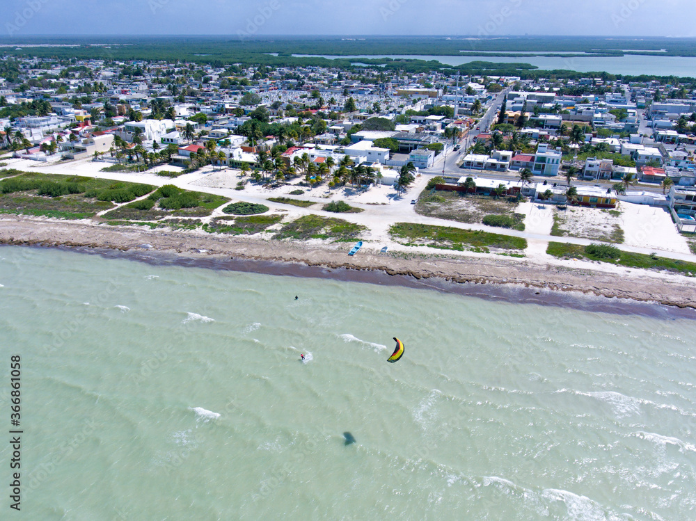 Kitesurf en Progreso Yucatán México