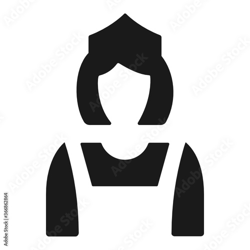 Hotel cleaning service icon.