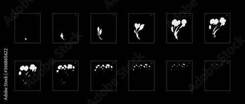 Shine explosion effect. Smoke explosion animation effect. Animation sprite sheet for games, cartoon or animation. vector style animation effect 1583.