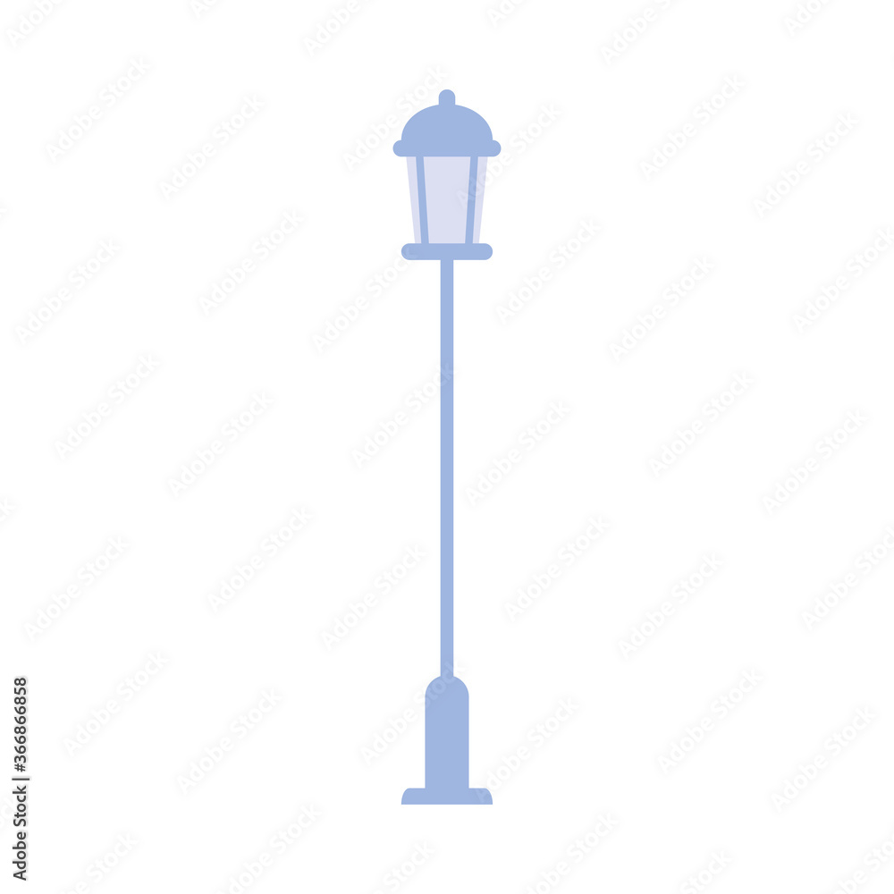 Fototapeta premium park lamp post isolated icon