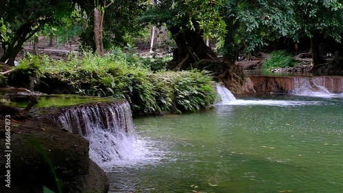 Chet Sao Noi waterfall in Khao Yai National Park, Saraburi province, Thailand.