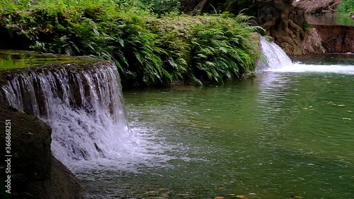 Chet Sao Noi waterfall in Khao Yai National Park, Saraburi province, Thailand.