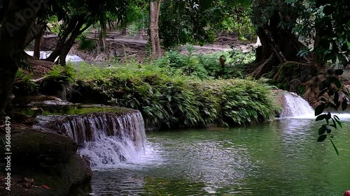 Chet Sao Noi waterfall in Khao Yai National Park, Saraburi province, Thailand.