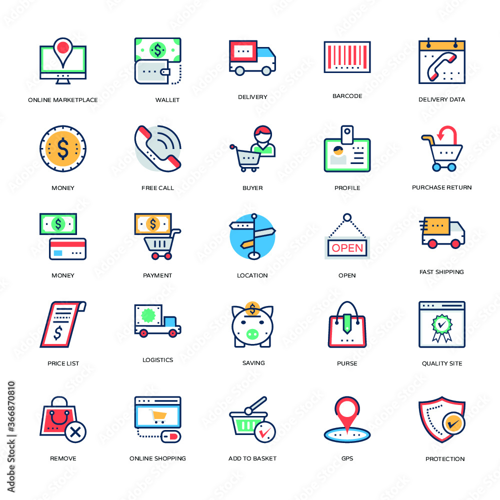 Shopping and Commerce Vector Icons 4 Shopping and Commerce Vector Icons 4