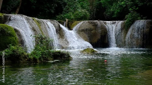 Chet Sao Noi waterfall in Khao Yai National Park, Saraburi province, Thailand.