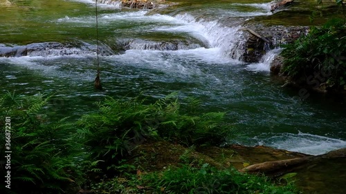 Chet Sao Noi waterfall in Khao Yai National Park, Saraburi province, Thailand.