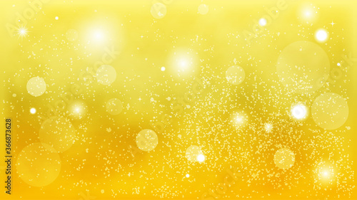 Particle background Yellow color