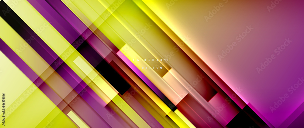 Dynamic lines on fluid color gradient. Trendy geometric abstract background for your text, logo or graphics Dynamic lines on fluid color gradient. Trendy geometric abstract background for your text, logo or graphics