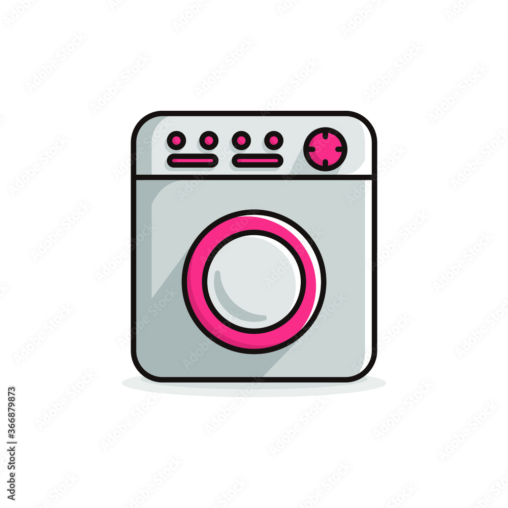 washing machine cartoon illustration vector washing machine cartoon illustration vector