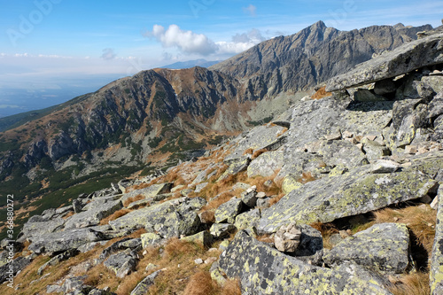 Great Cold Valley in Vysoke Tatry (High Tatras), Slovakia. The Great Cold Valley is 7 km long valley, very attractive for tourists