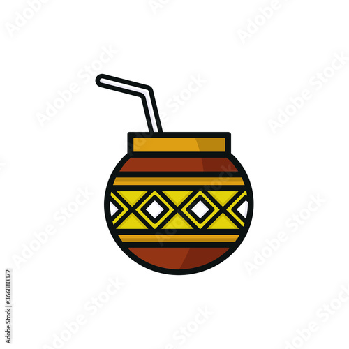 hot beverage argentinian yerba mate tea
